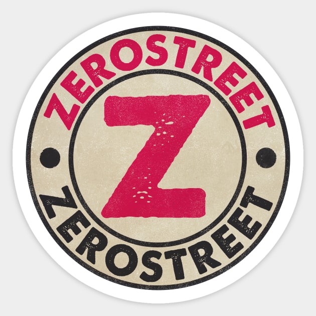 Zerostreet Logo V2 Sticker by zerostreet